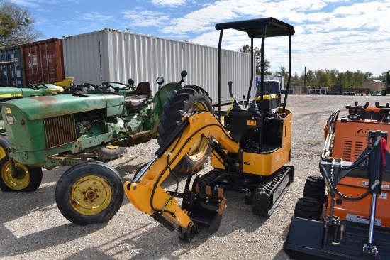 12 MINI EXCAVATOR (SERIAL # 12L23F4089) (ZERO HOURS, UP TO BUYER TO DO THEIR DUE DILIGENCE TO CONFIR