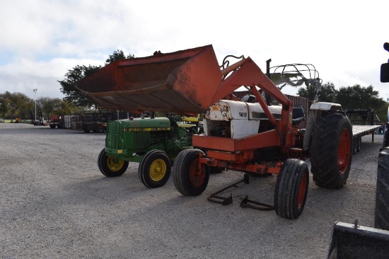 DAVID BROWN 1410 TRACTOR W/ LOADER (HARD STEERING) (SERIAL # K952347)