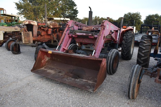 MAHINDRA 5500 TRACTOR W/ MAHINDRA 260 LOADER (NOT RUNNING) (SERIAL # SRP-1248) (SHOWING APPX 718 HOU
