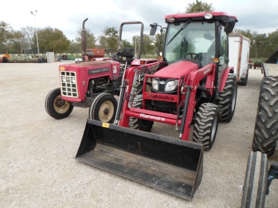 MAHINDRA 2638SH TRACTOR W/ MAHINDRA LOADER (SERIAL # 38HCM01787) (SHOWING APPX 117 HOURS, UP TO BUYE
