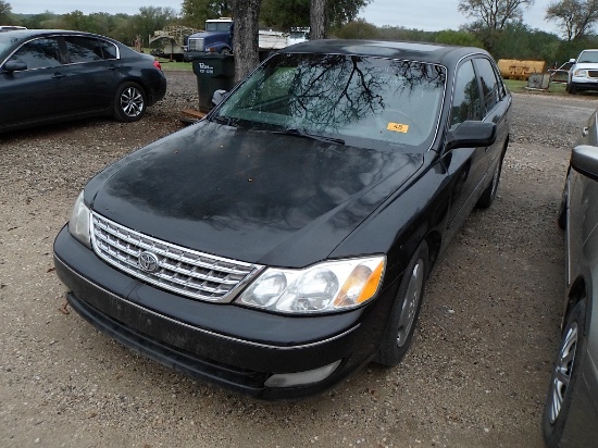 2004 TOYOTA AVALON XLS CAR **SALVAGE TITLE**(VIN # 4T1BF28B04U339098) (SHOWING APPX 136,744 MILES, U