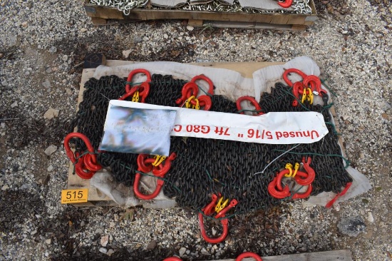 8 - 5/16" X 7' CHAIN SLINGS