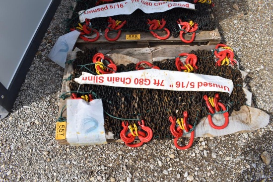 8 - 5/16" X 7' CHAIN SLINGS