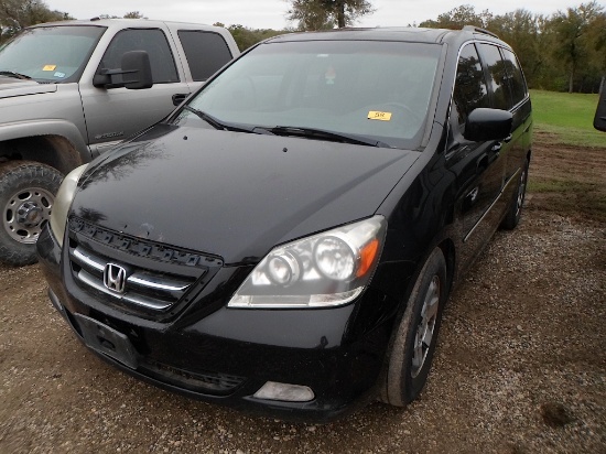 2006 HONDA ODYSSEY (VIN # 5FNRL38856B115455) (SHOWING APPX 285,783 MILES, UP TO BUYER TO DO THEIR DU