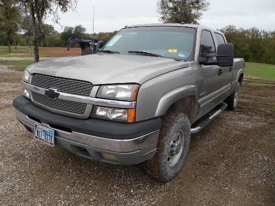 2003 CHEVROLET 1500 4X4 PICKUP (VIN # 1GCGK13U63F117757) (SHOWING APPX 200,871 MILES, UP TO BUYER TO