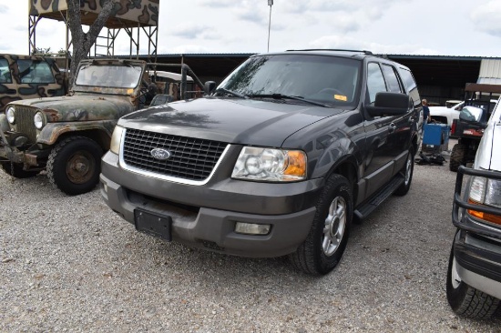 2003 FORD EXPEDITION (VIN # 1FMRU15W53LA10598) (SHOWING APPX 322,658 MILES,UP TO BUYER TO DO THEIR D