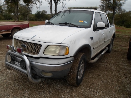 2003 FORD F150 PICKUP 4X4 (VIN # 1FTRW03LX3KD01243) (SHOWING APPX 241,209 MILES, UP TO BUYER TO DO T