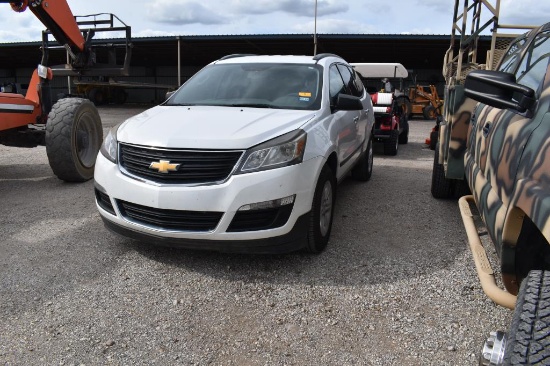 2017 CHEVROLET TRAVERSE (VIN # 1GNKRFKDXHJ252434) (SHOWING APPX 219,862 MILES, UP TO BUYER TO DO THE