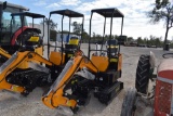 CE MINI EXCAVATOR (ZERO HOURS, UP TO BUYER TO DO THEIR DUE DILIGENCE TO CONFIRM HOURS, AUCTION COMPA
