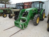 JD 5100E TRACTOR W/ JD H240 LOADER (SERIAL # 1LV5100ETGG400369) (SHOWING APPX 2,854 HOURS, UP TO BUY