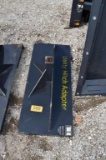 SKID STEER RECEIVER HITCH PLATE