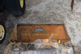 SKID STEER WELD PLATE