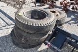 5 - 9.00 X 20 TIRES AND WHEELS