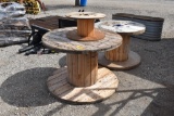 3 - WOODEN SPOOLS