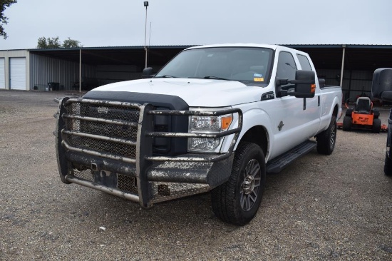 2016 FORD F350 PICKUP 4X4 POWERSTROKE (VIN # 1FT8W3BT8GEA97732) (SHOWING APPX 233,636 MILES, UP TO B