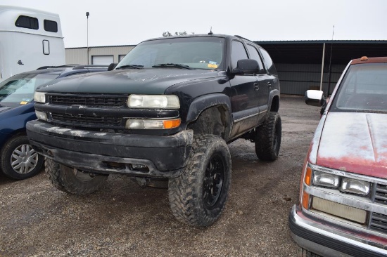 2003 CHEVROLET Z71 TAHOE (VIN # 1GNEK13T93J196375) (SHOWING APPX 195,335 MILES, UP TO BUYER TO DO TH