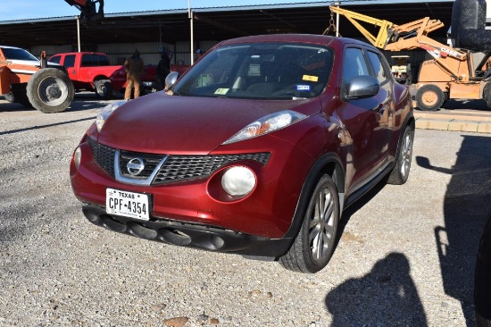 2013 NISSAN JUKE SV AWD (VIN # JN8AF5MV7DT205054) (SHOWING APPX 124,809 MILES, UP TO BUYER TO DO THE