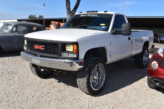 1994 GMC PICKUP 4X4 (VIN # 1GTGC24KXRE536144) (SHOWING APPX 257,123 MILES, UP TO BUYER TO DO THEIR D