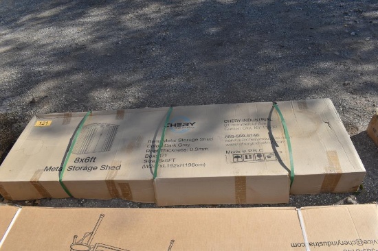 8' X 6' METAL STORAGE SHED