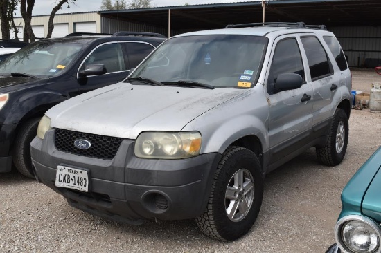 2006 FORD ESCAPE (VIN # 1FMYU02Z16KA52359) (SHOWING APPX 202,084 MILES, UP TO THE BUYER TO DO THEIR