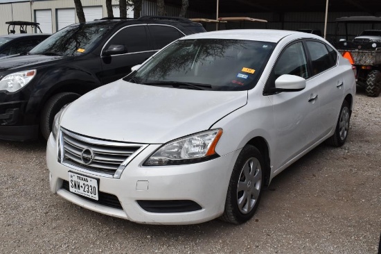 2014 NISSAN SENTRA (VIN # 3N1AB7AP4EL675611) (SHOWING APPX 202,143 MILES, UP TO THE BUYER TO DO THEI