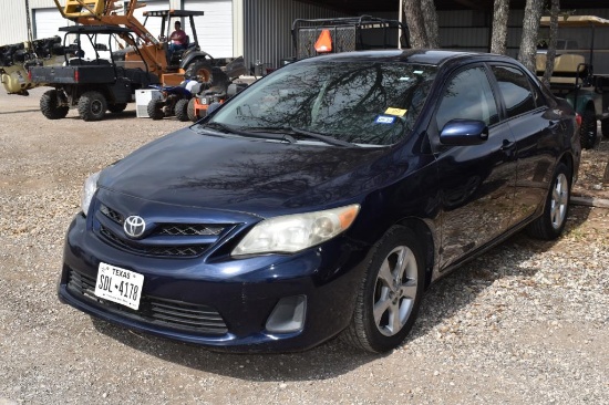 2011 TOYOTA COROLLA (VIN # 2T1BU4EE0BC606836) (SHOWING APPX 153,410 MILES, UP TO THE BUYER TO DO THE