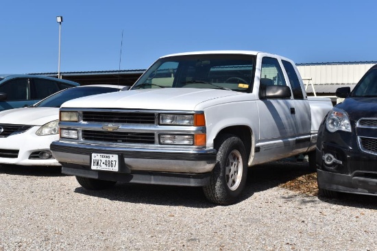 1995 CHEVROLET 1500 PICKUP (VIN # 2GCEC19KXS1114182) (SHOWING APPX 85,127 MILES,  UP TO THE BUYER TO