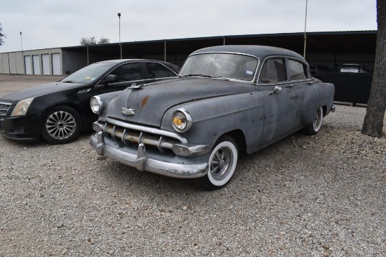1953 CHEVROLET BALELAR CAR (VIN # LAQ544946) (SHOWING APPX 90,516 MILES, UP TO THE BUYER TO DO THEIR