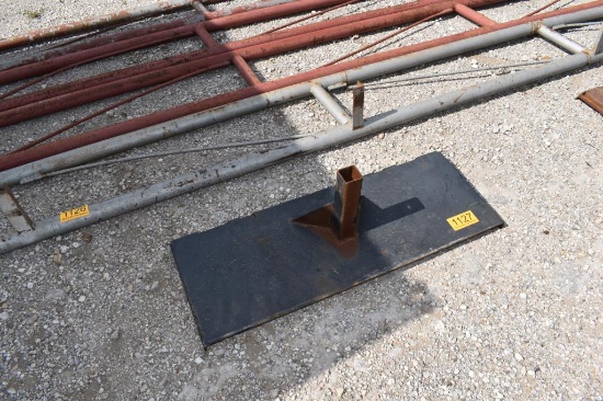 SKID STEER RECEIVER PLATE
