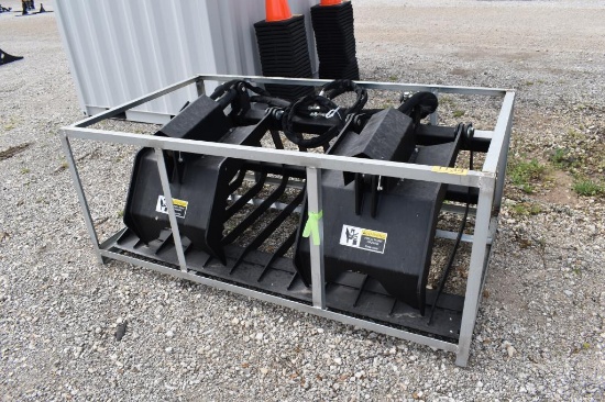 6' SKID STEER GRAPPLE BUCKET