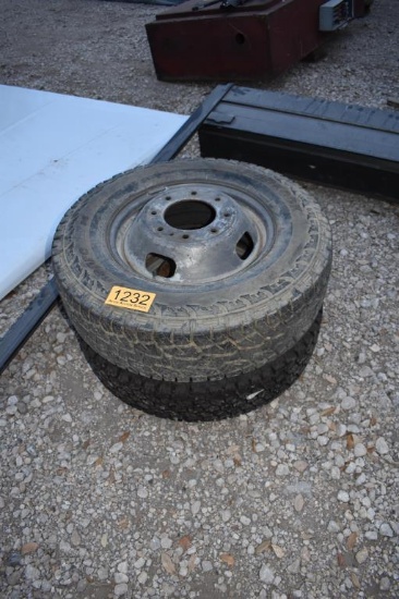 2 - 245 X 75R17 TIRES AND WHEELS