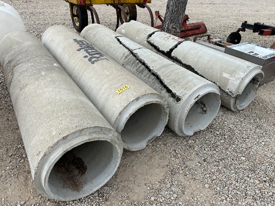 2 - 18" X 8' CONCRETE CULVERTS W/ 2 - 18" ENDS