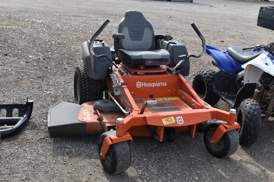 HUSQVARNA MZ54 ZERO TURN MOWER (SERIAL # 9704558010F12022132086857) (SHOWING APPX 49 HOURS, UP TO TH