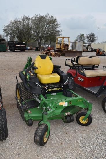 JD Z960M ZERO TURN MOWER (SERIAL # 1TC960MCPMT091026) (SHOWING APPX 632 HOURS, UP TO THE BUYER TO DO