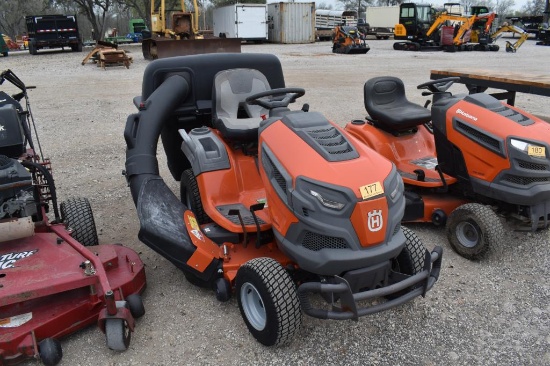 HUSQVARNA TS248XD RIDING MOWER (SERIAL # 021522A012598) (SHOWING APPX 64 HOURS, UP TO THE BUYER TO D