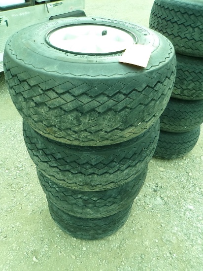 4 - GOLF CART TIRES AND RIMS