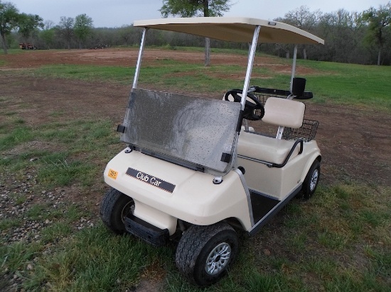 CLUB CAR GOLF CART ELECTRIC W/ CHARGER (SERIAL # A9628-508645)