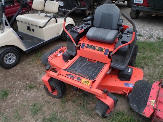 BAD BOY ZERO TURN MOWER (NOT RUNNING, NO KEY) (SERIAL # BBZ6027K002121623) (UNKNOWN HOURS, UP TO THE