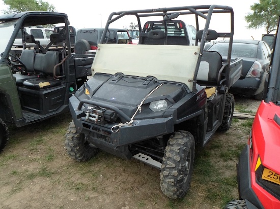 POLARIS RANGER XP (VIN # 4XAHH68A994740432) (SHOWING APPX 2,634 HOURS, UP TO THE BUYER TO DO THEIR D