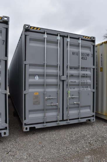 40' STORAGE CONTAINER W/ 6 DOORS (NYIU001249-3)