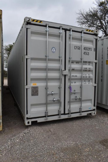 40' STORAGE CONTAINER W/ 10 DOORS (CFGU400293-8)