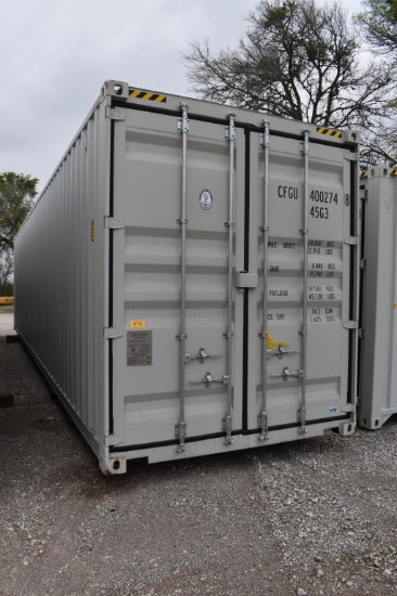 40' STORAGE CONTAINER W/ 10 DOORS (CFGU400274-8)