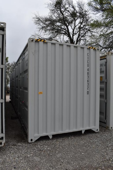 40' STORAGE CONTAINER W/ 10 DOORS (CICU483632-0)