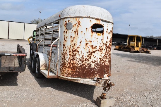 1999 14' WW CATTLE TRAILER (VIN # 11WES1423XW246518) (REGISTRATION PAPER ON HAND AND WILL BE MAILED