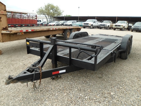 2016 C & M 18' TILT TRAILER (VIN # 5VNBU1829GT160731) (TITLE ON HAND AND WILL BE MAILED CERTIFIED WI
