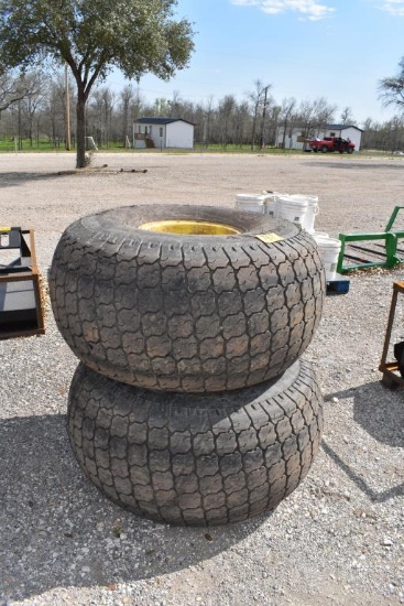 2 - 22.5LL X 16.1 TIRES AND RIMS