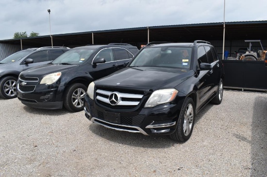 2015 MERCEDES GLK350 CAR (VIN # WDCGG5HBXFG403507) (SHOWING APPX 112,232 MILES, UP TO THE BUYER TO D