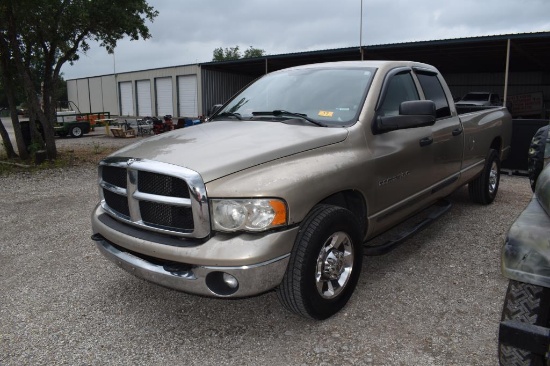 2005 DODGE 2500 DIESEL PICKUP (VIN # 3D7KR28C25G760240) (SHOWING APPX 333,486 MILES, UP TO THE BUYER