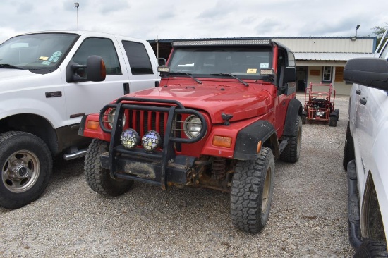 1997 JEEP (VIN # 1J4FY29P5VP527166) (SHOWING APPX 131,644 MILES, UP TO THE