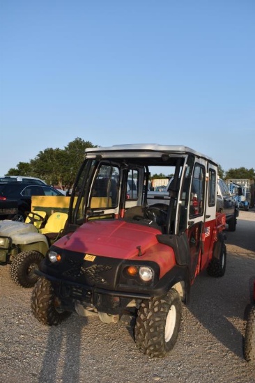 CASE IH CLUB CAR DIESEL (NOT RUNNING) (SERIAL # A5CUAA4EECA307808) (SHOWING APPX 1,640 HOURS, UP TO